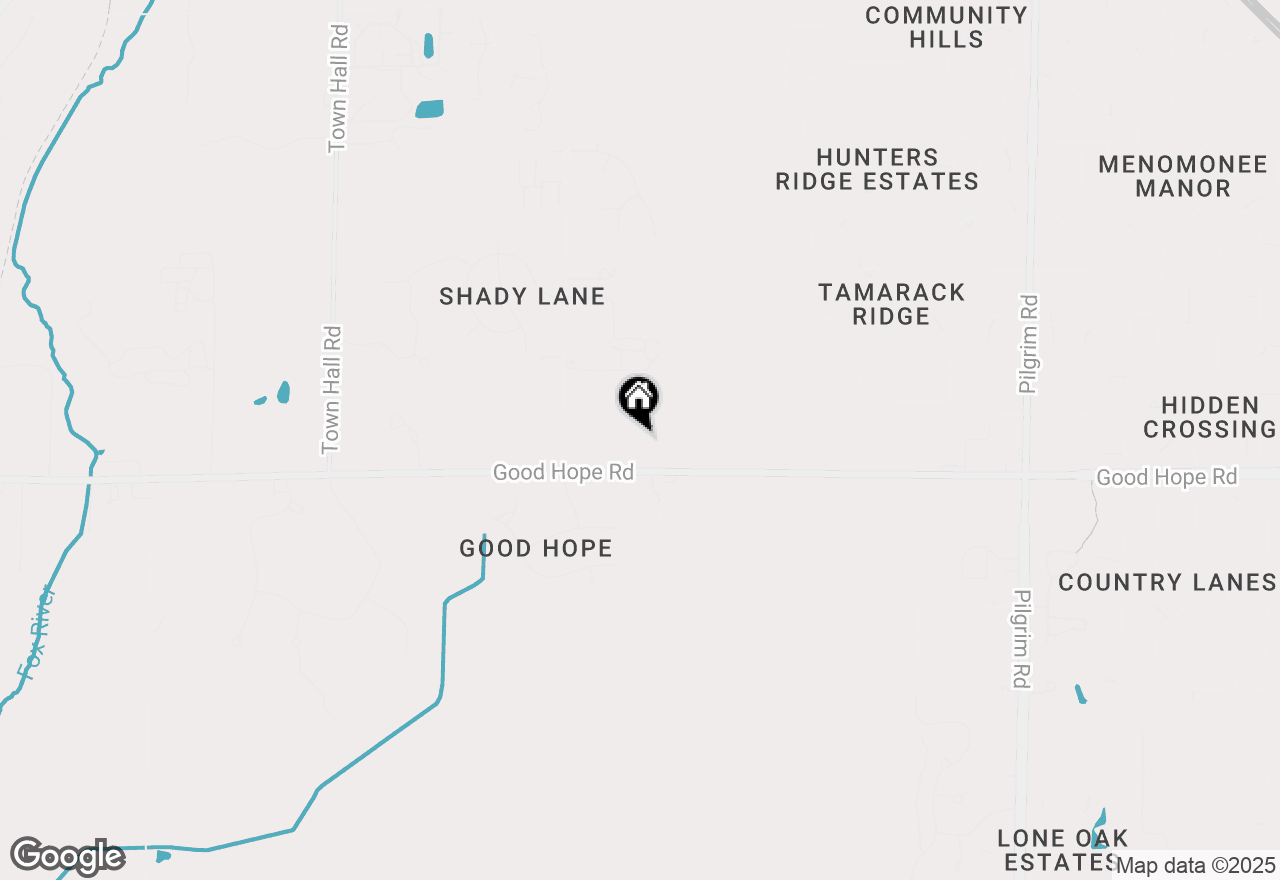 Map of N72W16944 Good Hope Rd, Menomonee Falls, WI 53051