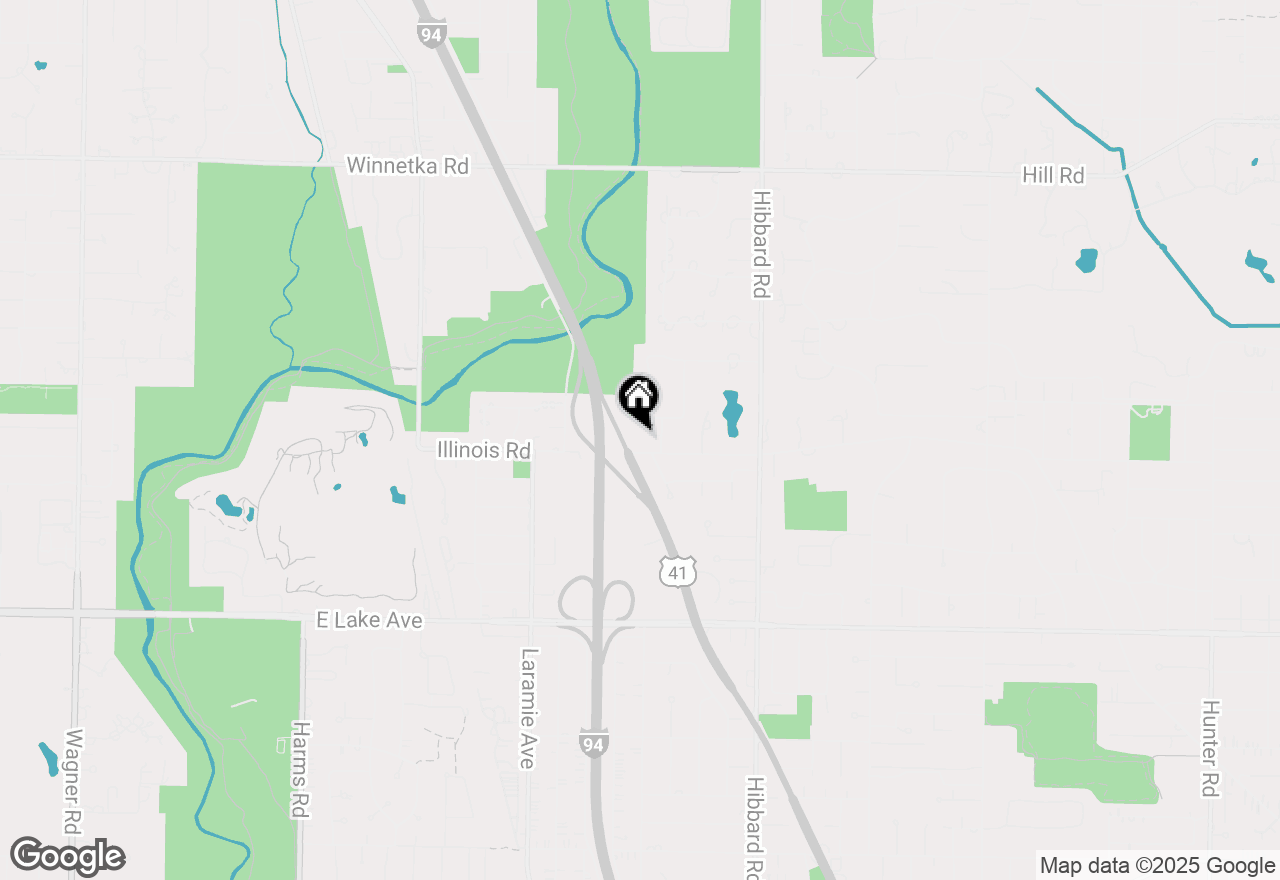 Map of 24 Longmeadow Road, Winnetka, IL 60093