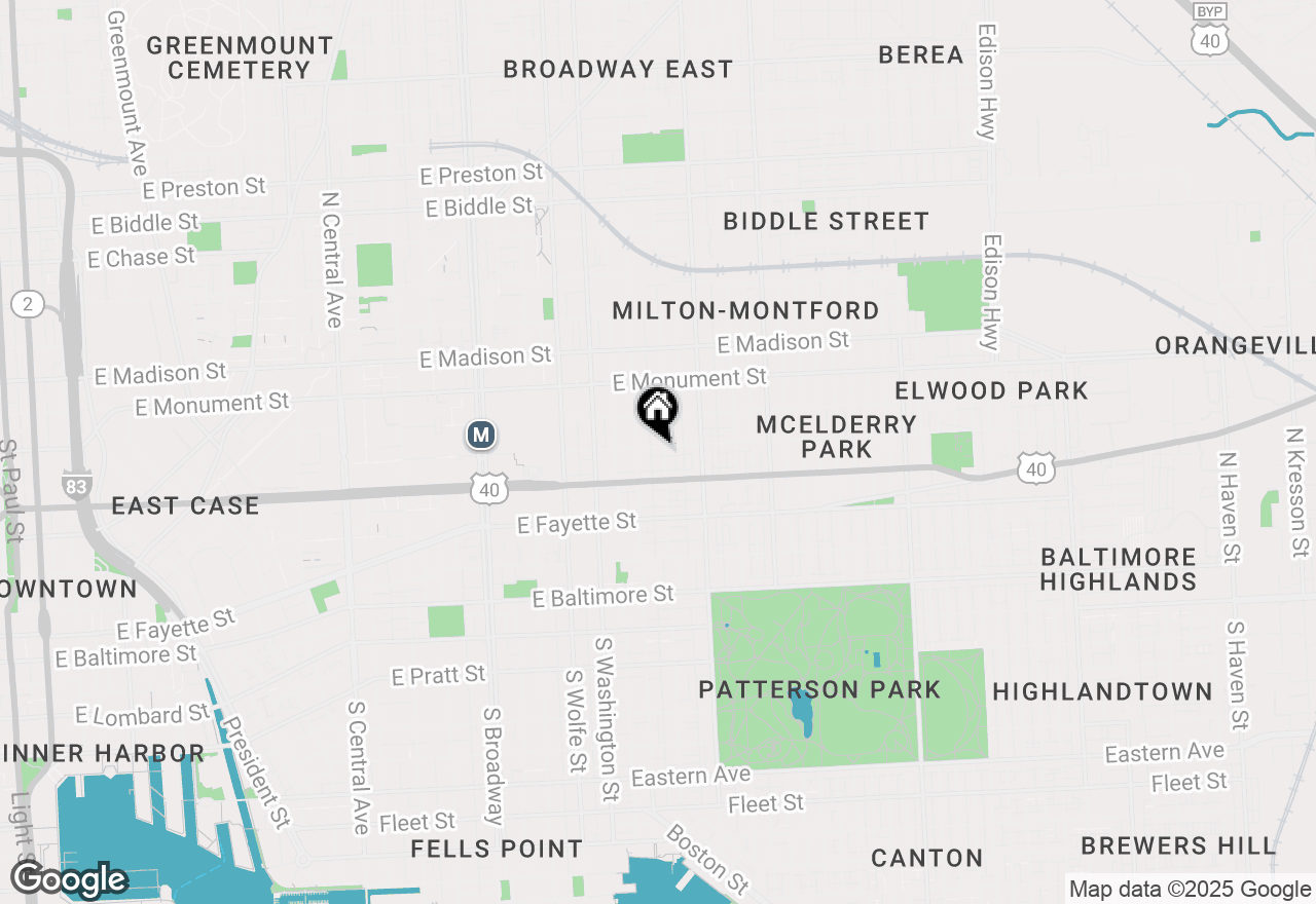 Map of 2131 Jefferson Street, Baltimore, MD 21205