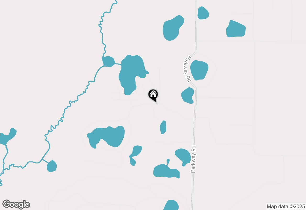 Map of 8863 Half Moon Lake Rd, Pound, WI 54161