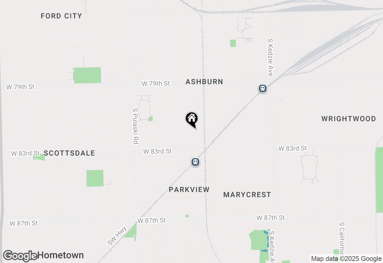 Map of 3644 W 82nd Street, Chicago, IL 60652