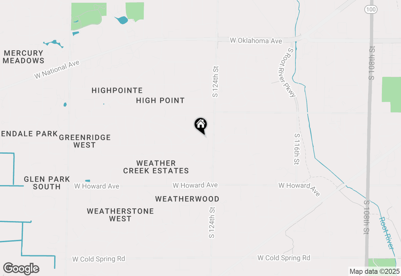 Map of 12520 W Crawford Dr, New Berlin, WI 53151