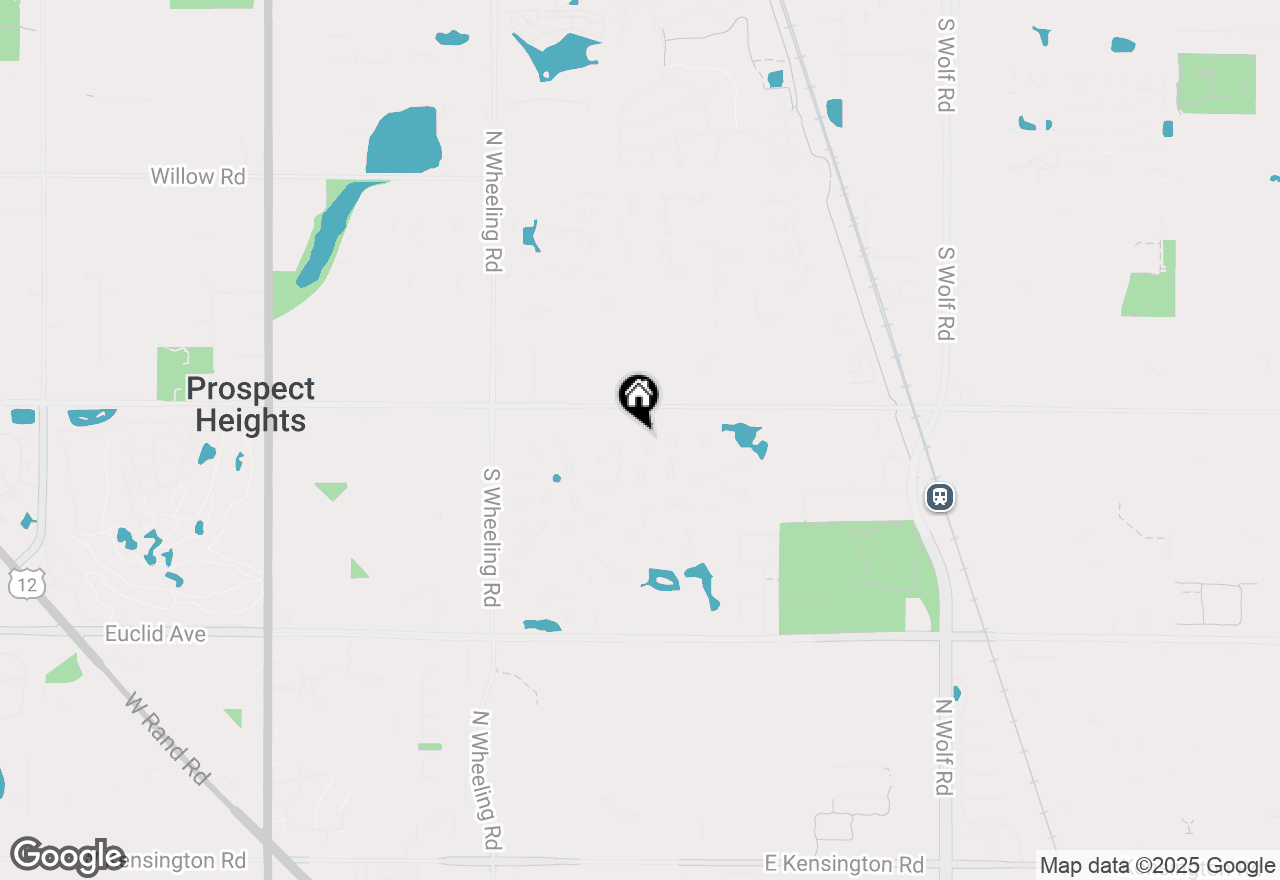 Map of 688 Glasgow Lane, Prospect Heights, IL 60070