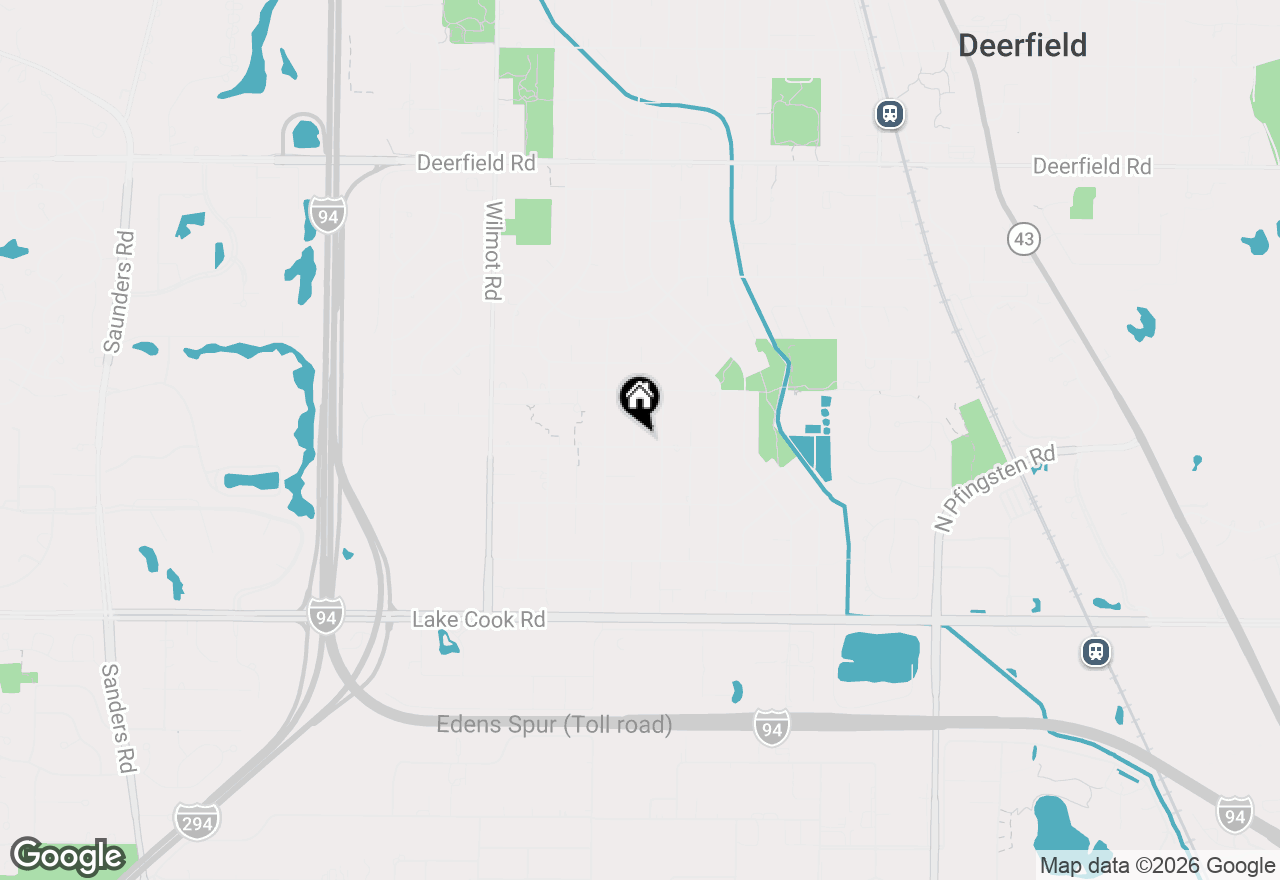 Map of 301 Earls Court, Deerfield, IL 60015
