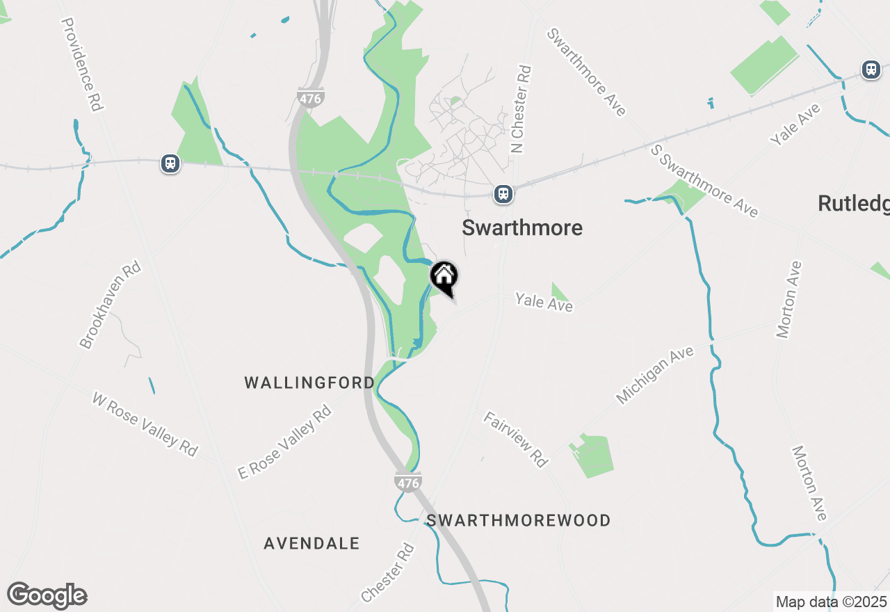 Map of 801 Yale Avenue #1103, Swarthmore, PA 19081