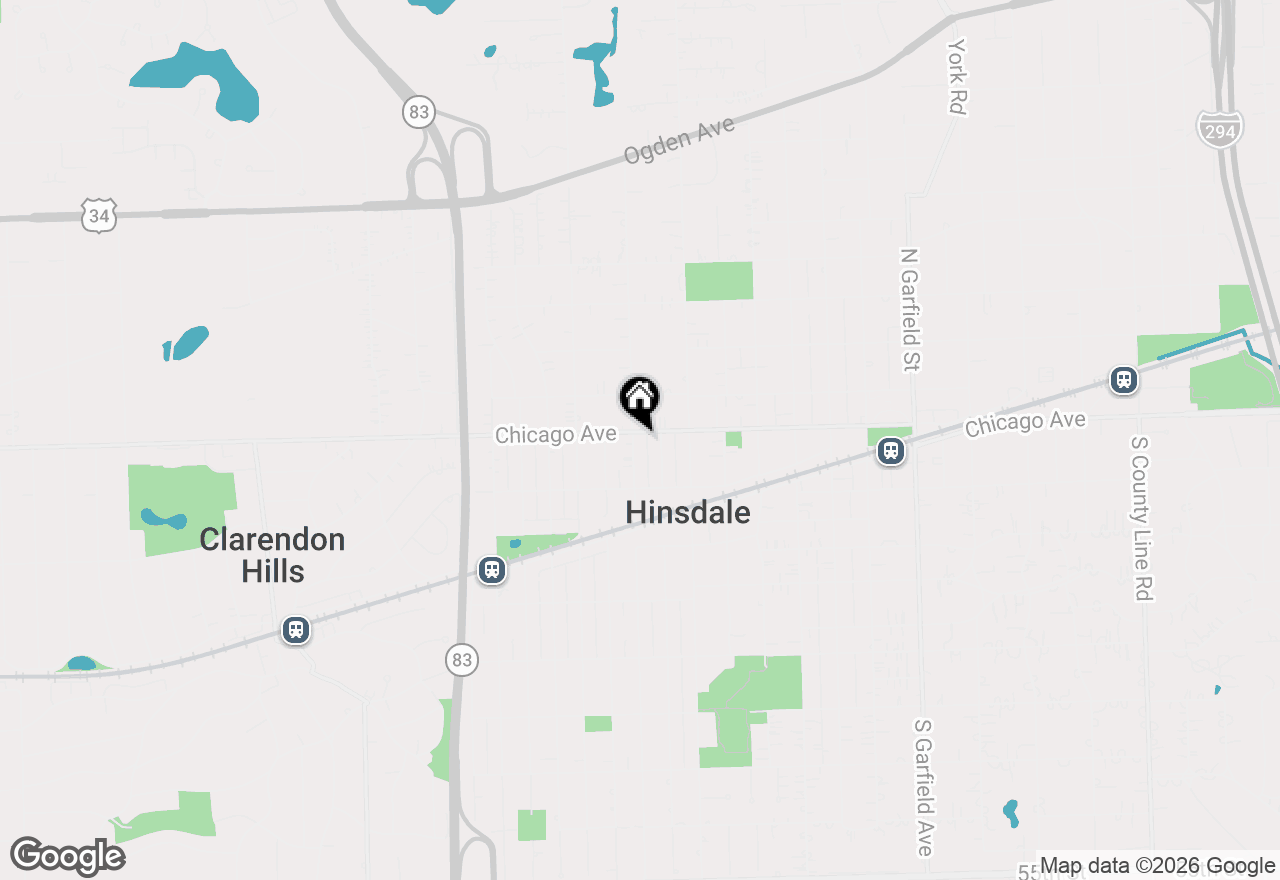 Map of 5 S Monroe Street, Hinsdale, IL 60521
