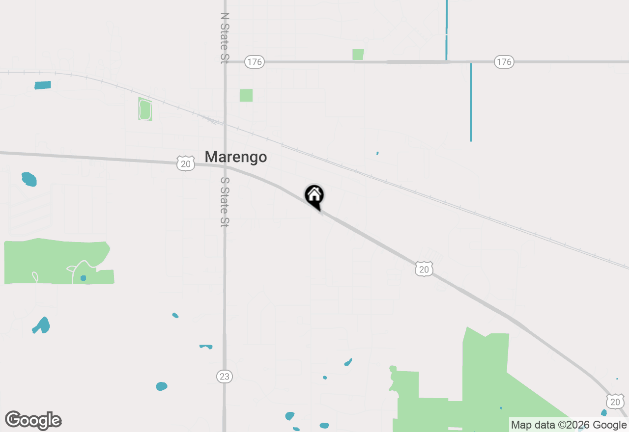 Map of 605 E Grant Highway, Marengo, IL 60152