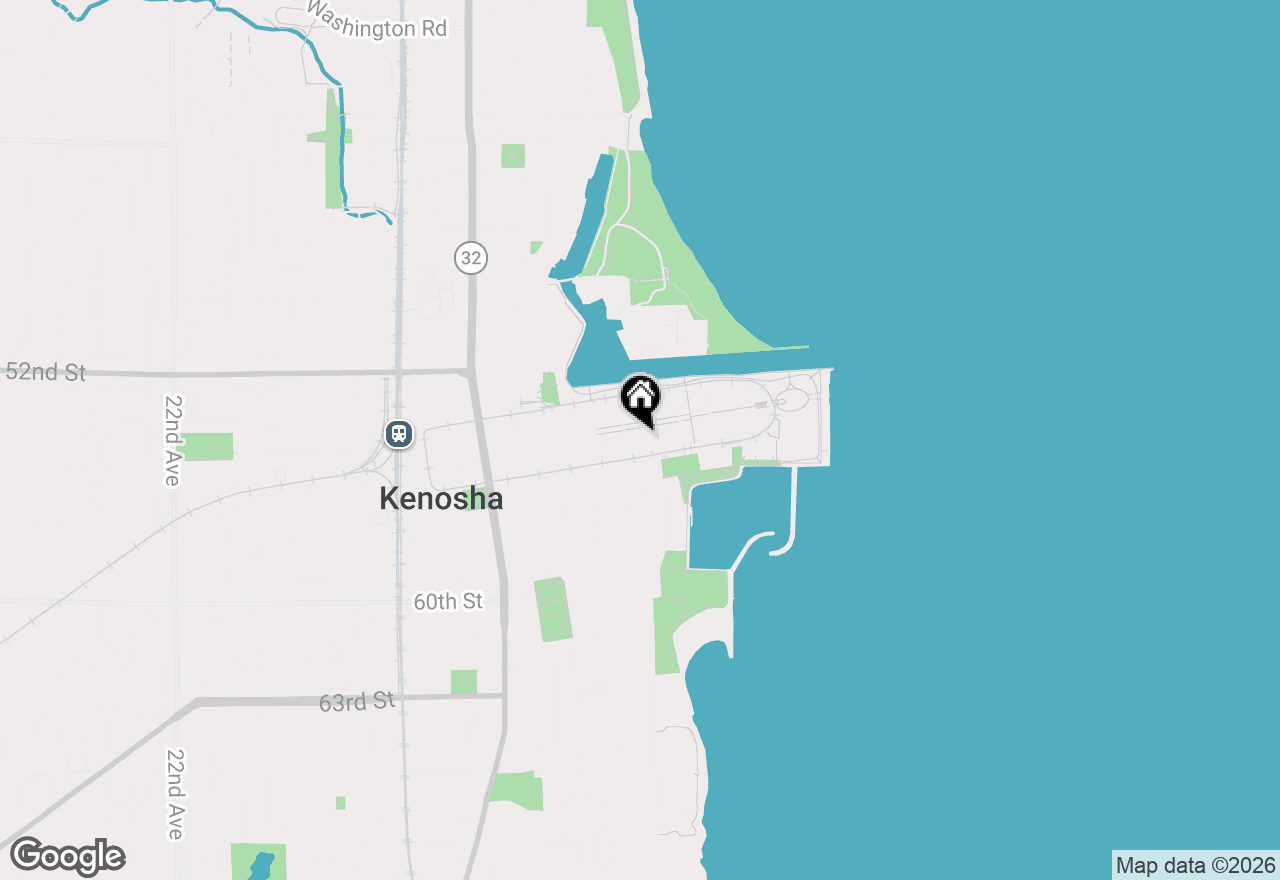 Map of 316 56th St #210, Kenosha, WI 53140