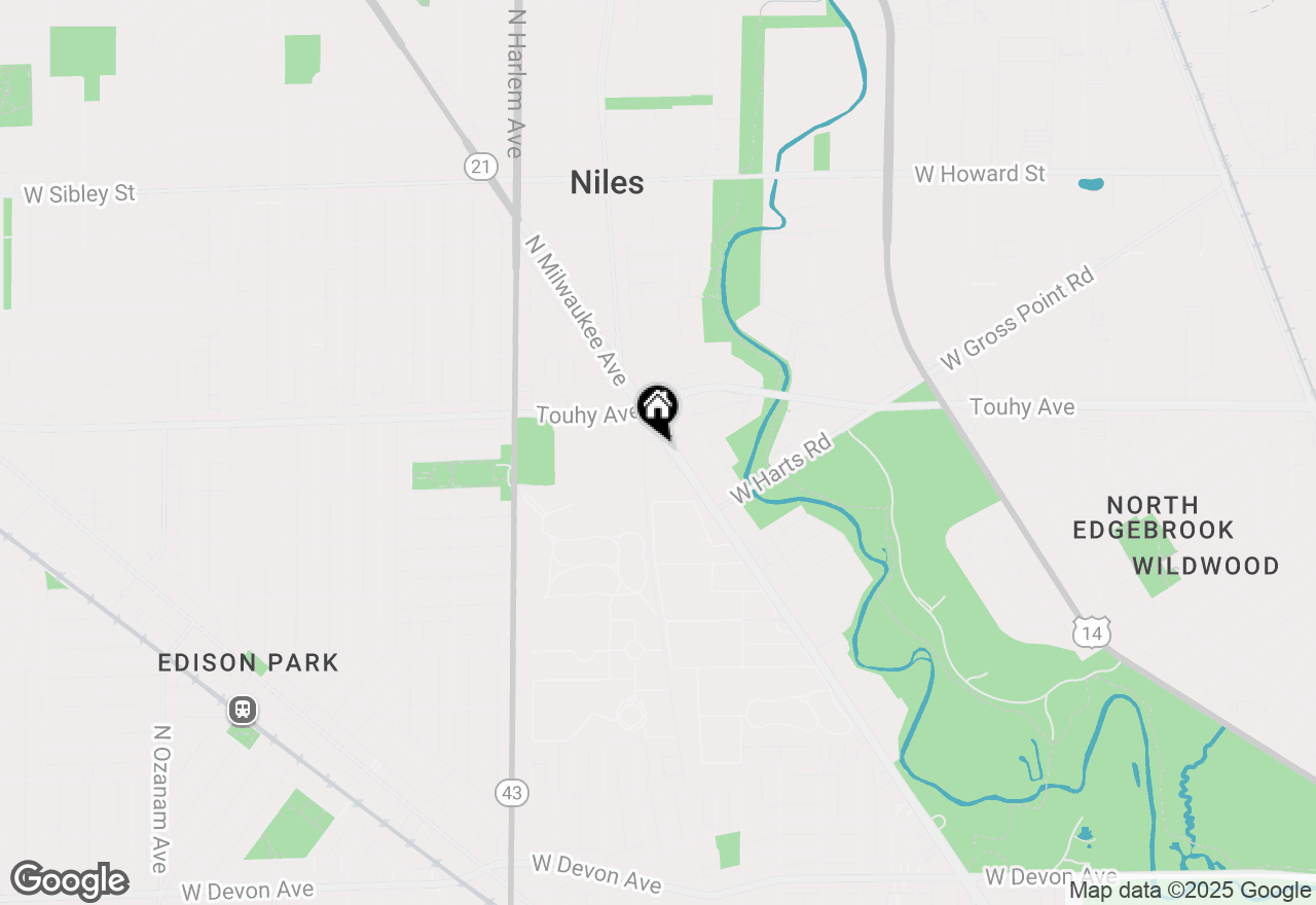 Map of 7120 N Milwaukee Avenue #508, Niles, IL 60714