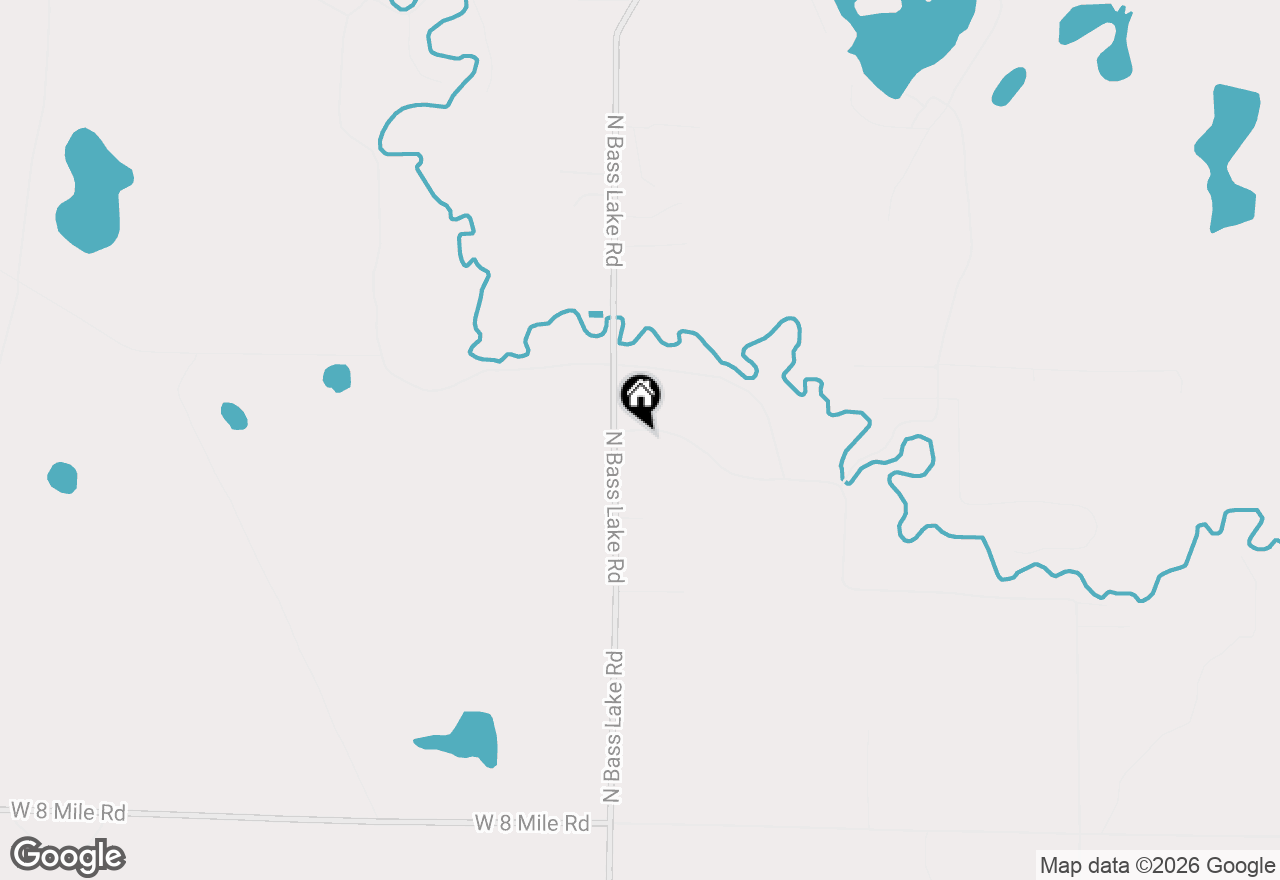 Map of 8923 W Toma Trail, Irons, MI 49644