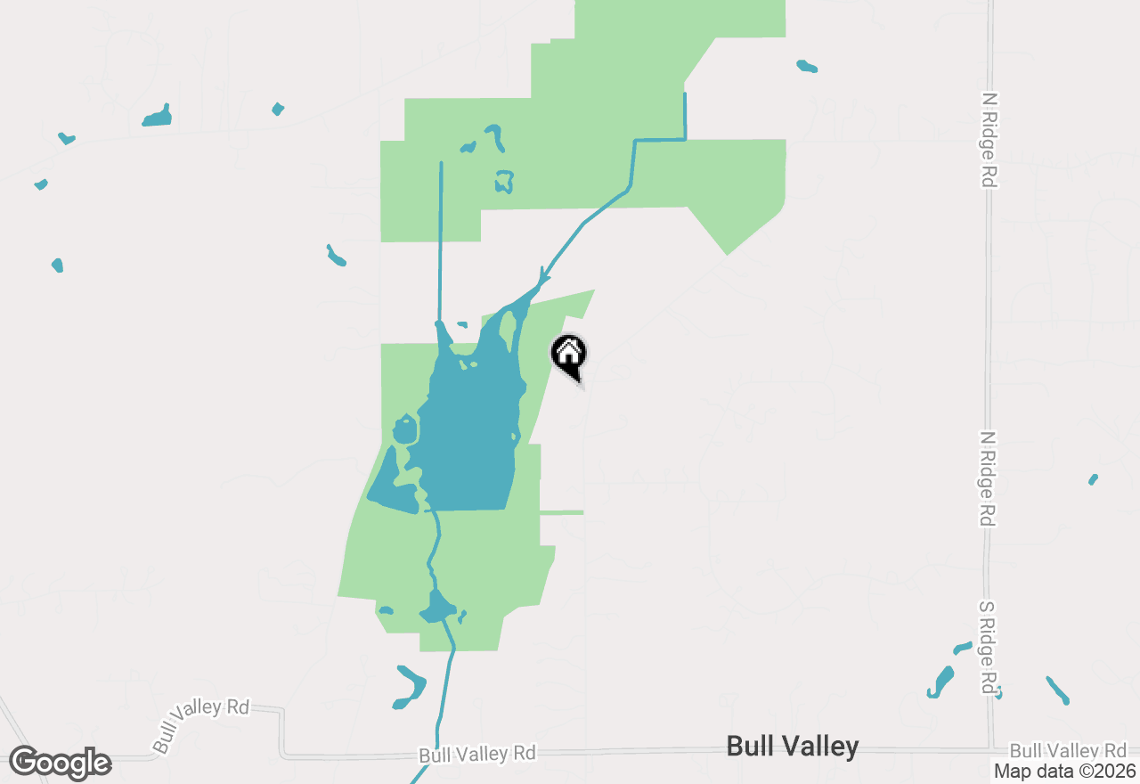 Map of 419 N Valley Hill Road, Bull Valley, IL 60098