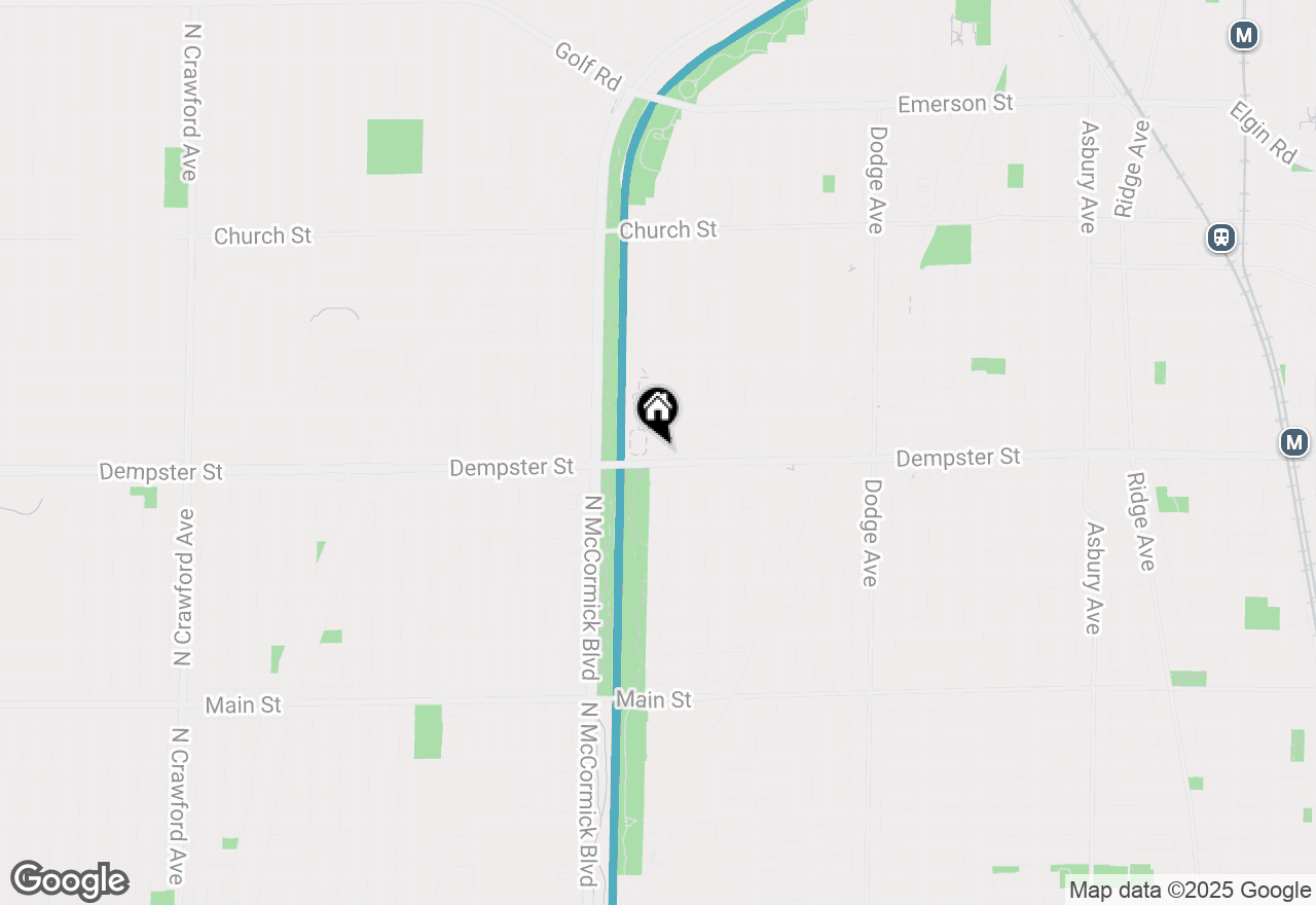 Map of 1311 Mcdaniel Avenue #C, Evanston, IL 60201