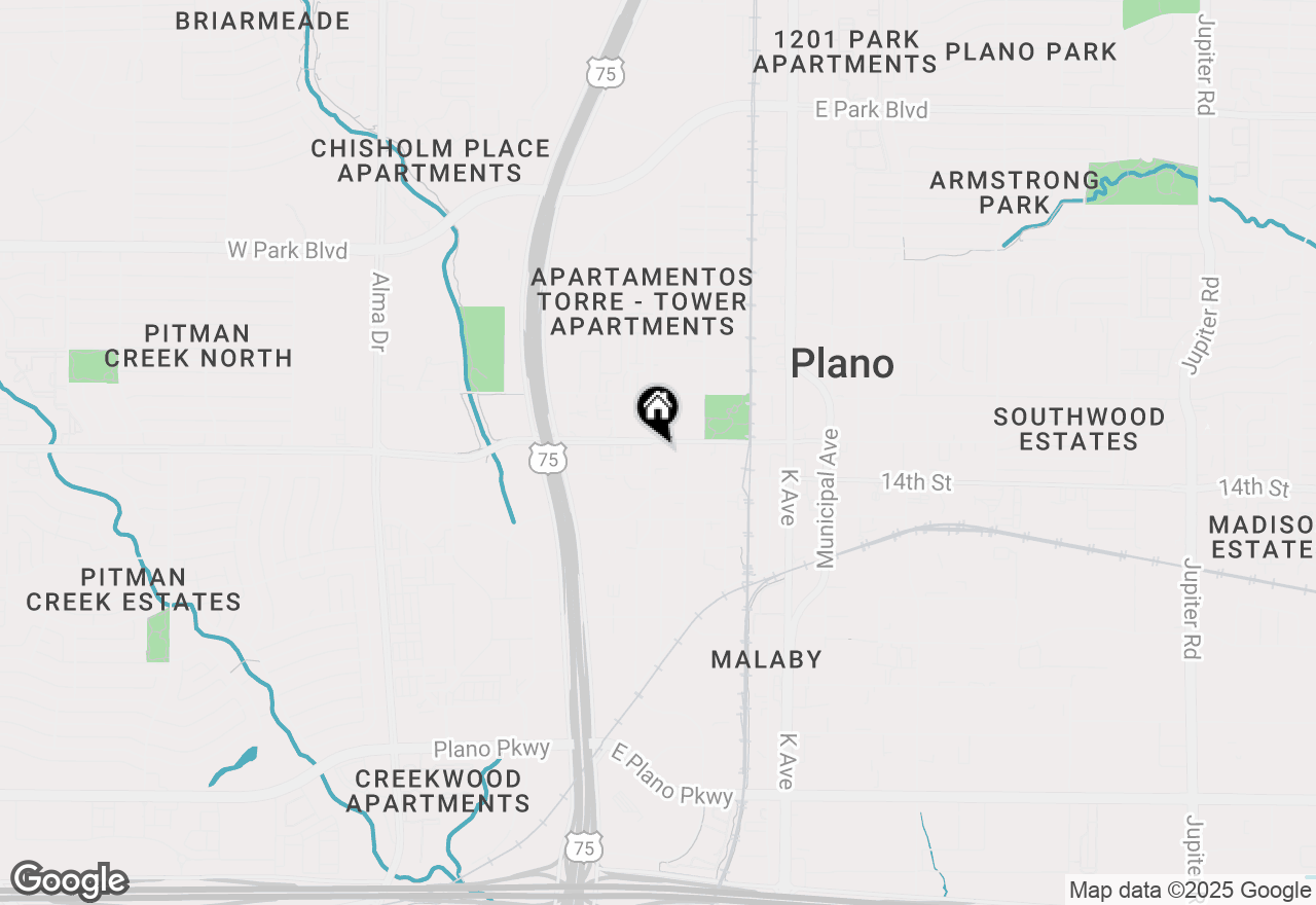 Map of 800 E 15th Street #301, Plano, TX 75074