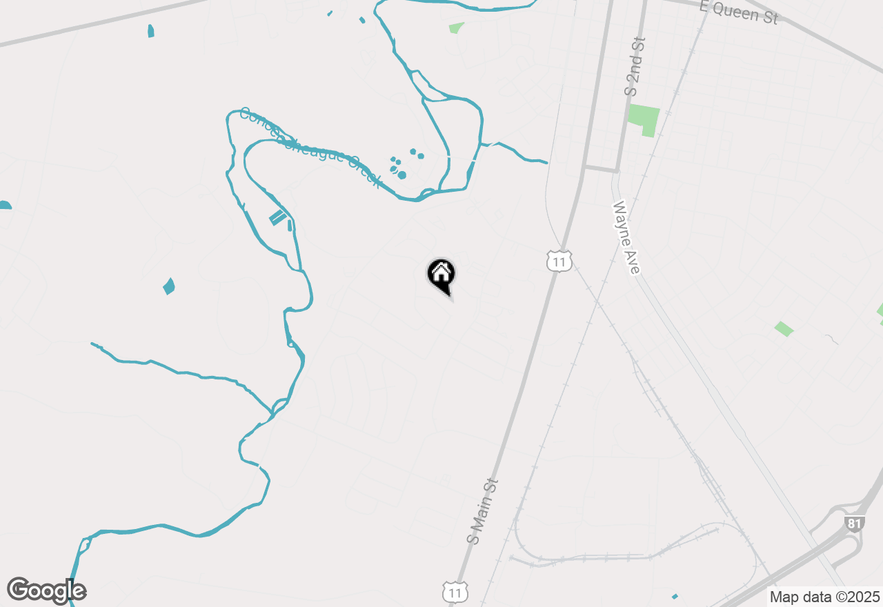 Map of 234 Lantern Lane, Chambersburg, PA 17201