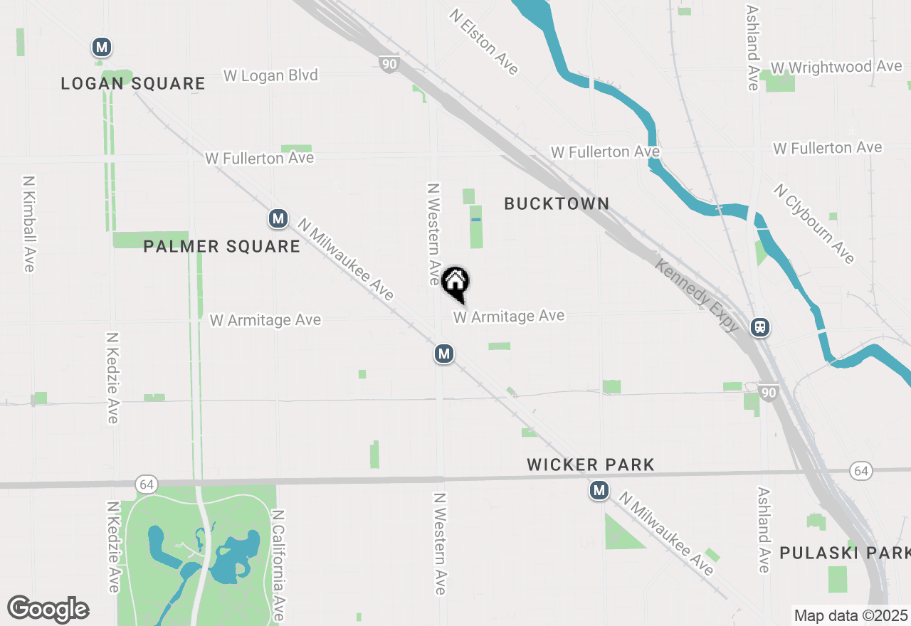 Map of 2330 W Armitage Avenue #B, Chicago, IL 60647