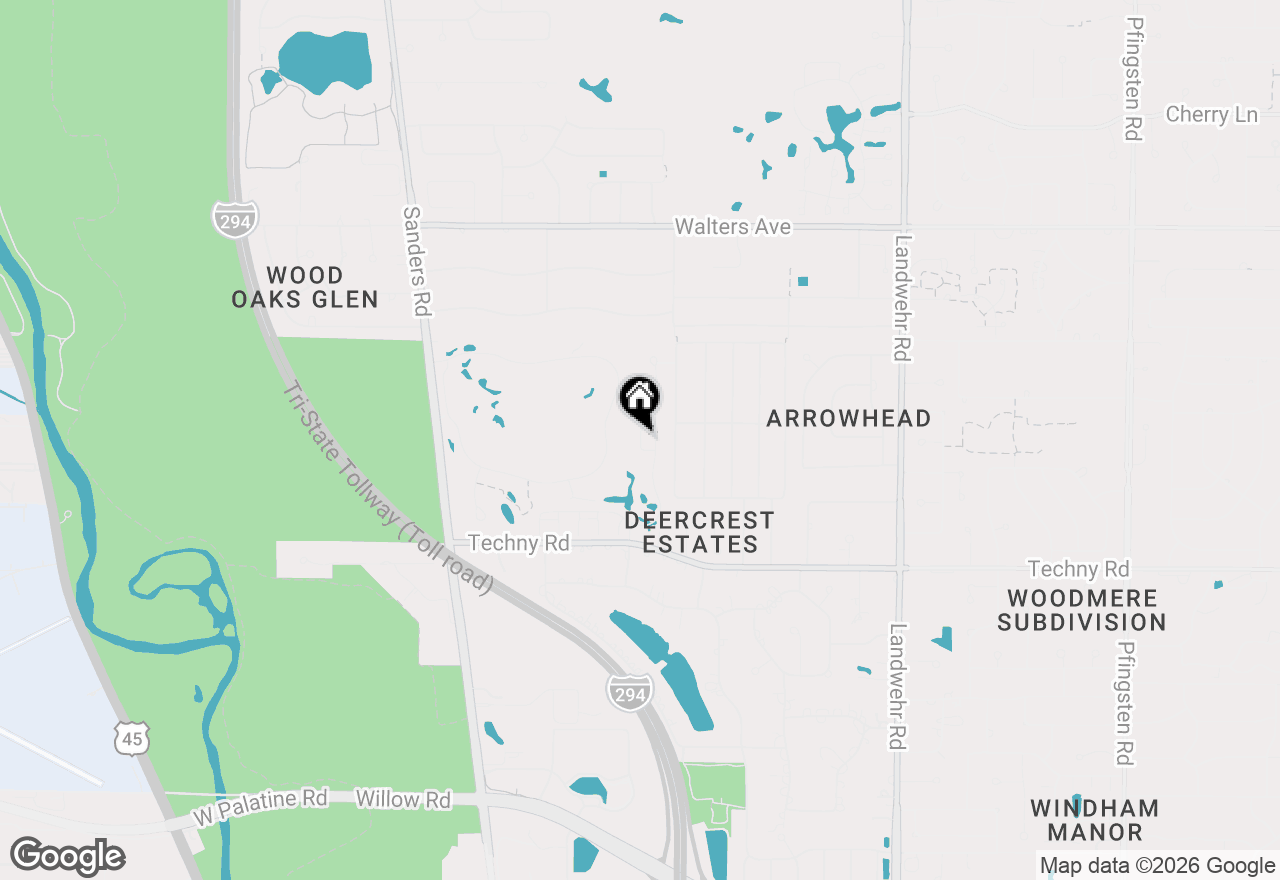 Map of 3728 Provenance Way, Northbrook, IL 60062