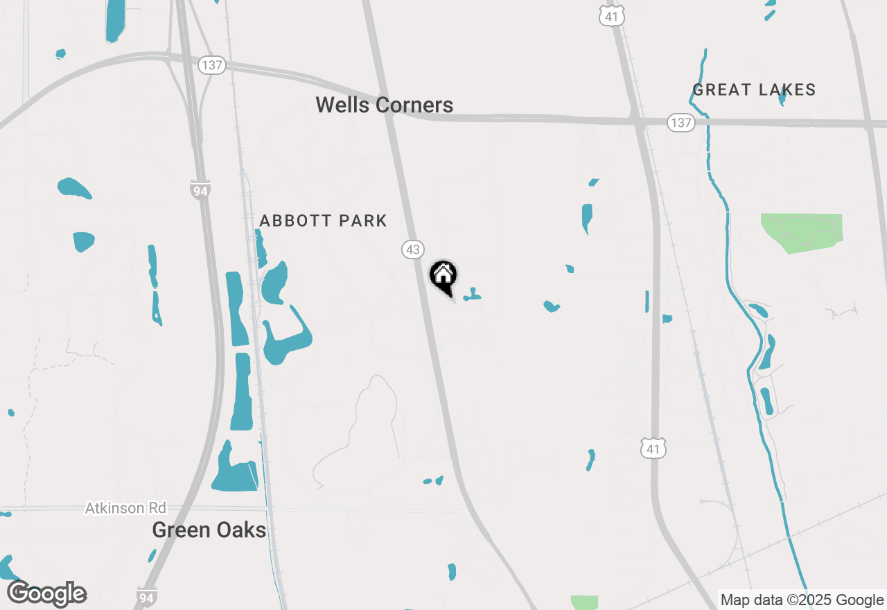 Map of 3275 Stratford Court #1A, Lake Bluff, IL 60044