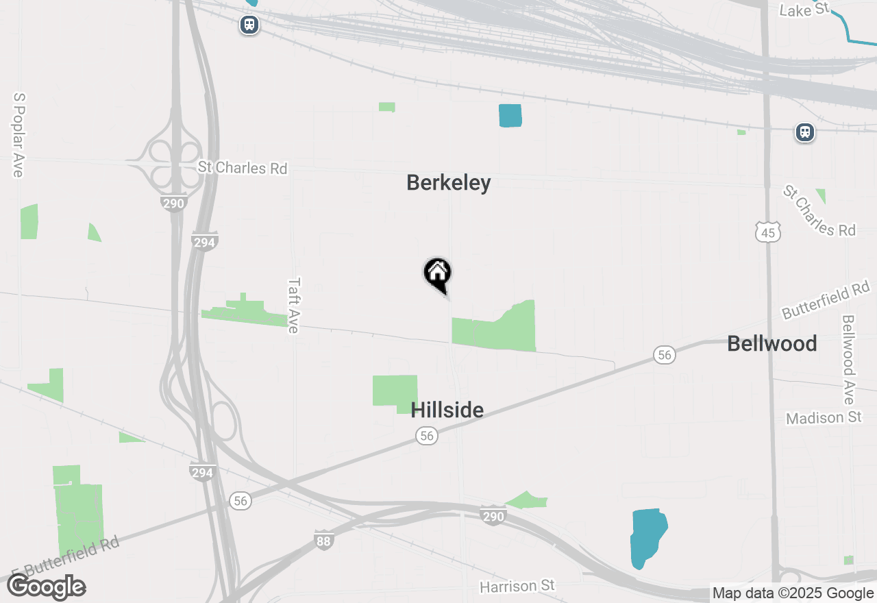 Map of 4828 Sunnyside Dr., Hillside, IL 60162