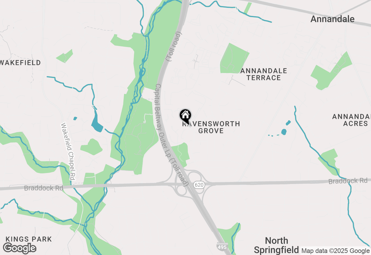 Map of 4908 Sauquoit Lane, Annandale, VA 22003