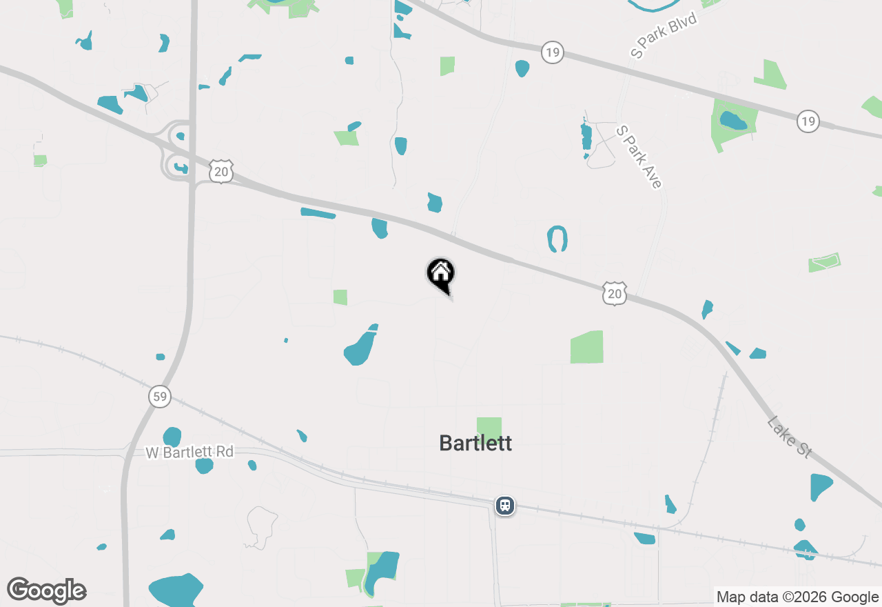 Map of 323 Ford Lane, Bartlett, IL 60103