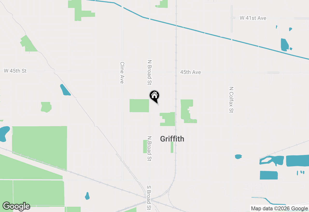 Map of 622 N Lafayette Street, Griffith, IN 46319
