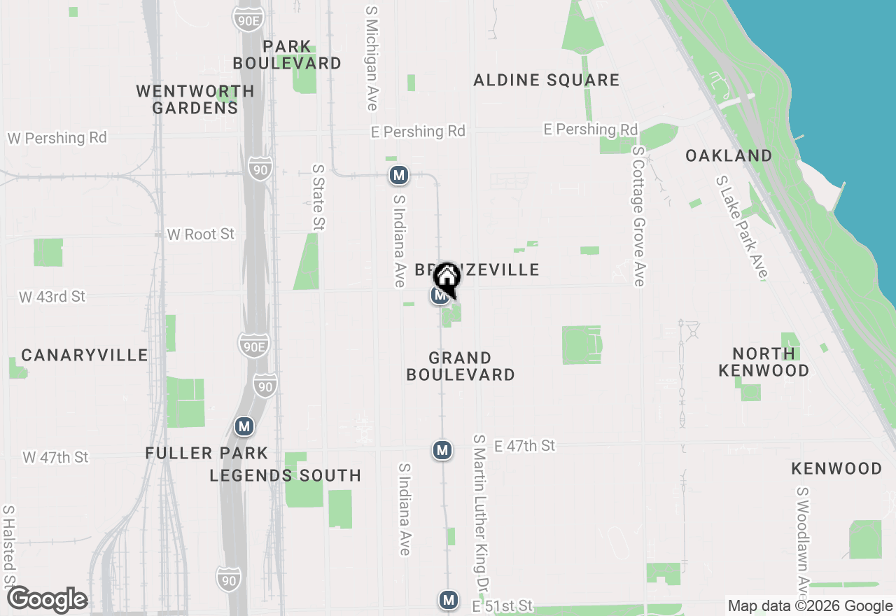 Map of 4326 S Calumet Avenue, Chicago, IL 60653