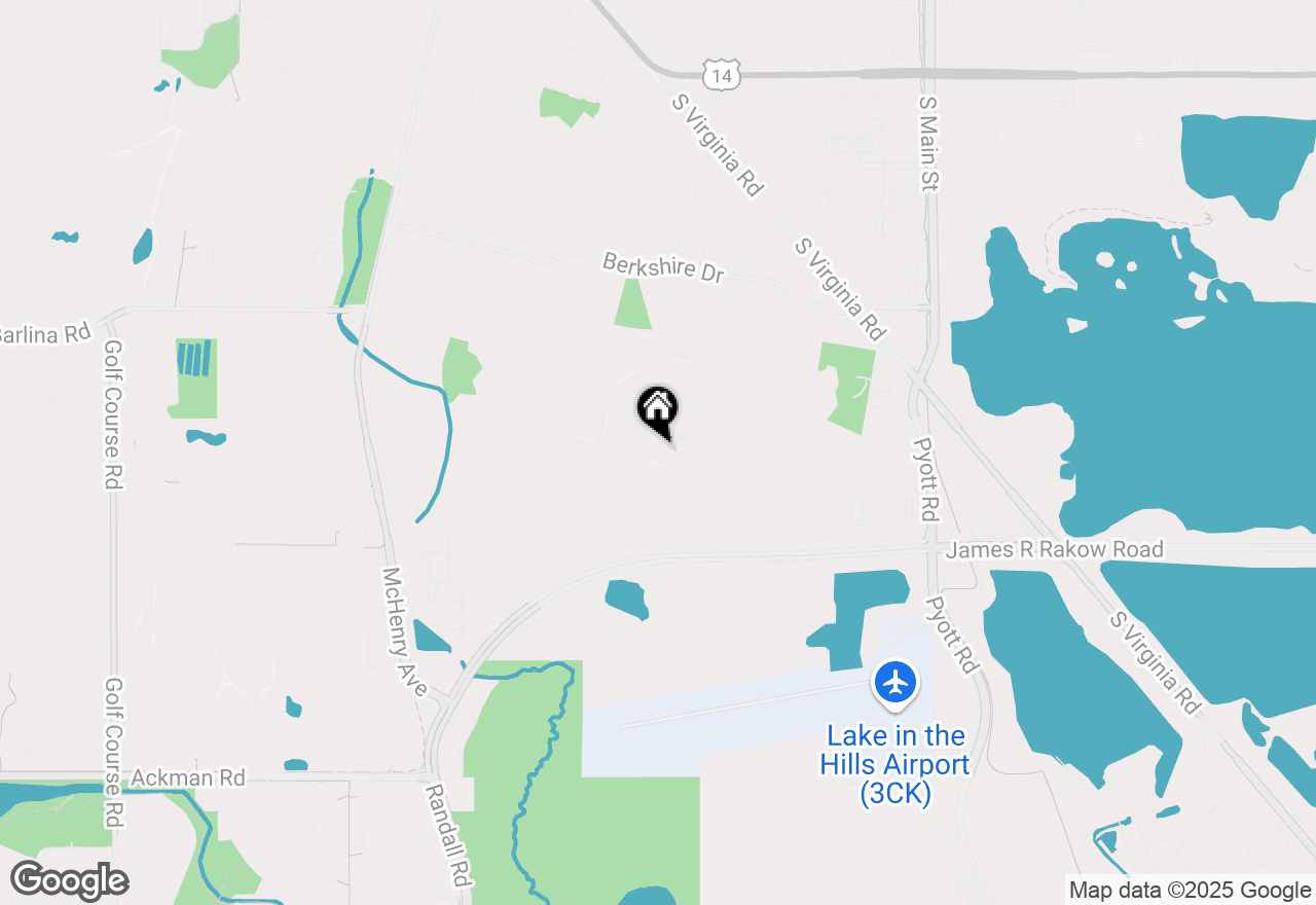 Map of 945 Darlington Lane, Crystal Lake, IL 60014