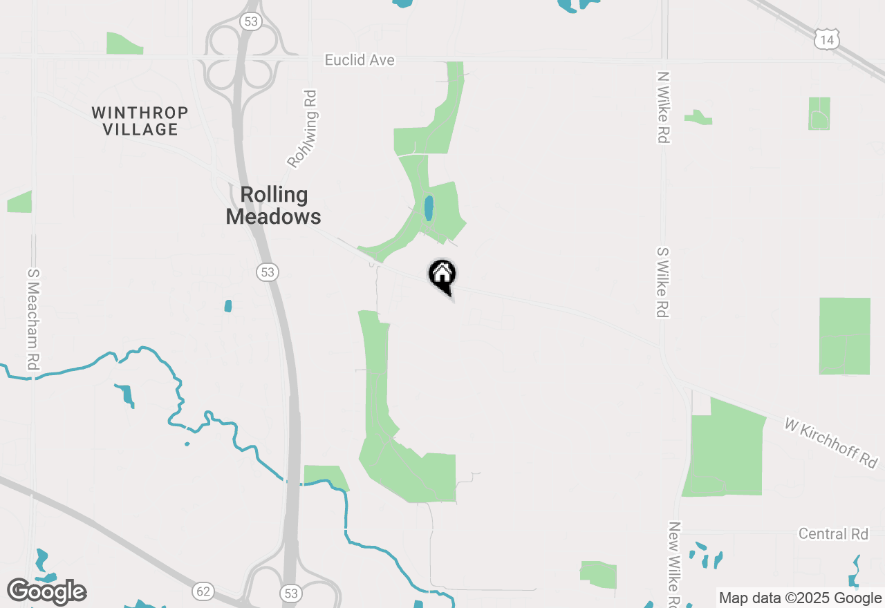 Map of 3115 Town Square Drive #206, Rolling Meadows, IL 60008