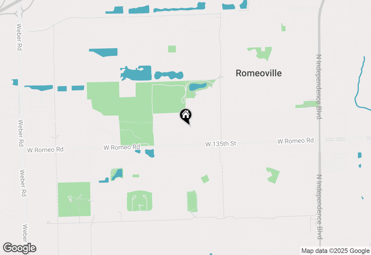 Map of 708 Newland Avenue, Romeoville, IL 60446
