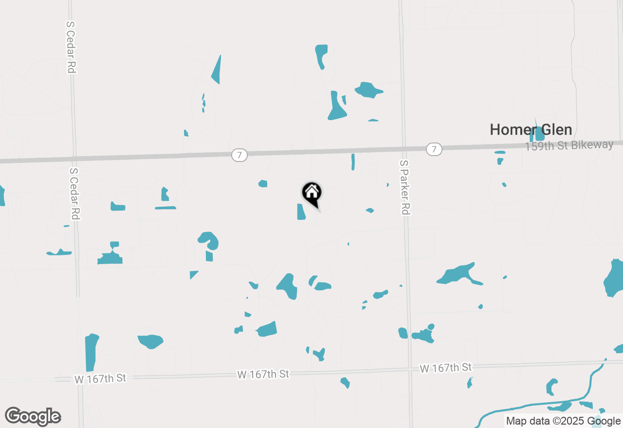 Map of 16120 S Stonebridge Drive, Homer Glen, IL 60491