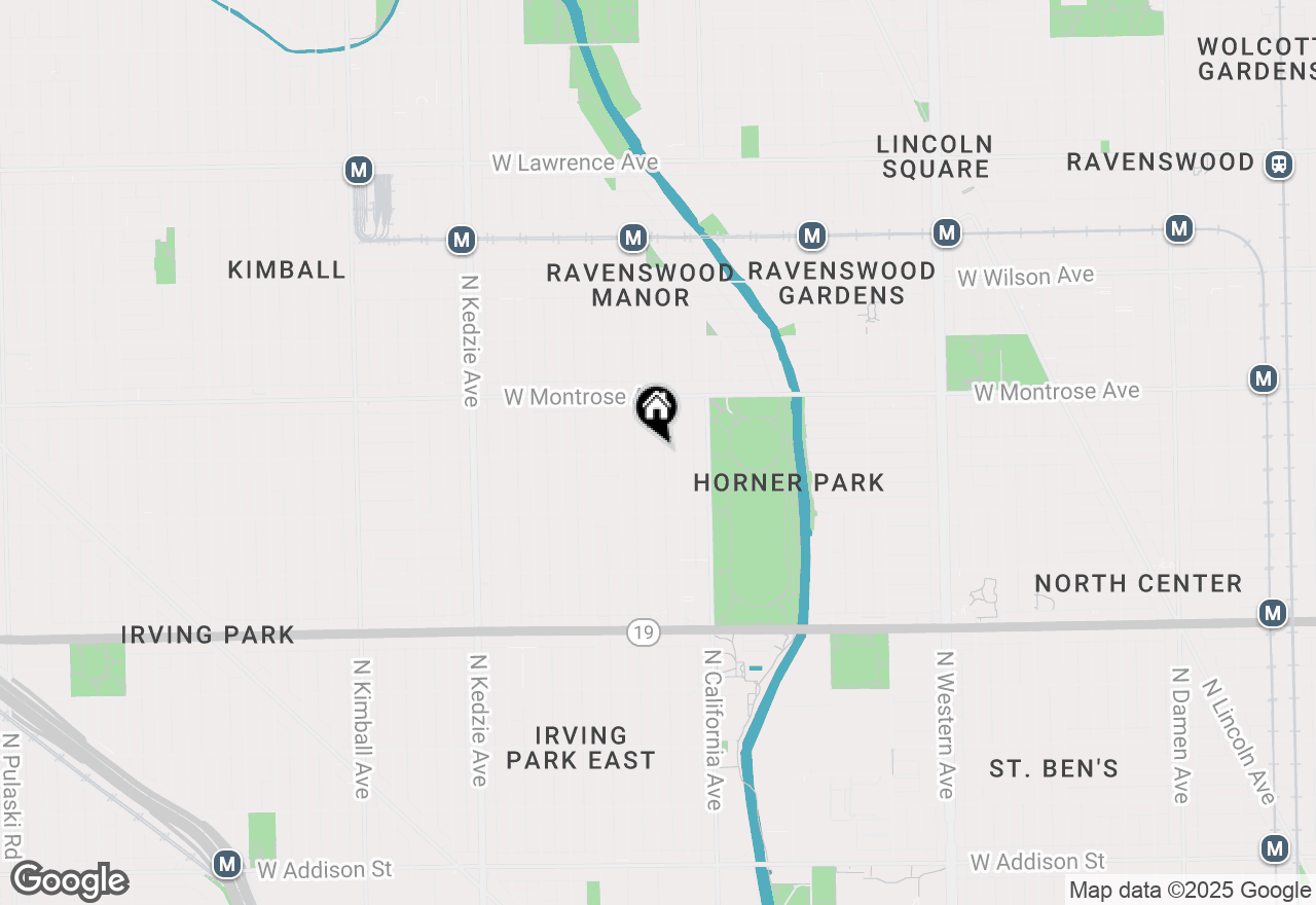 Map of 2856 W Cullom Avenue #3, Chicago, IL 60618