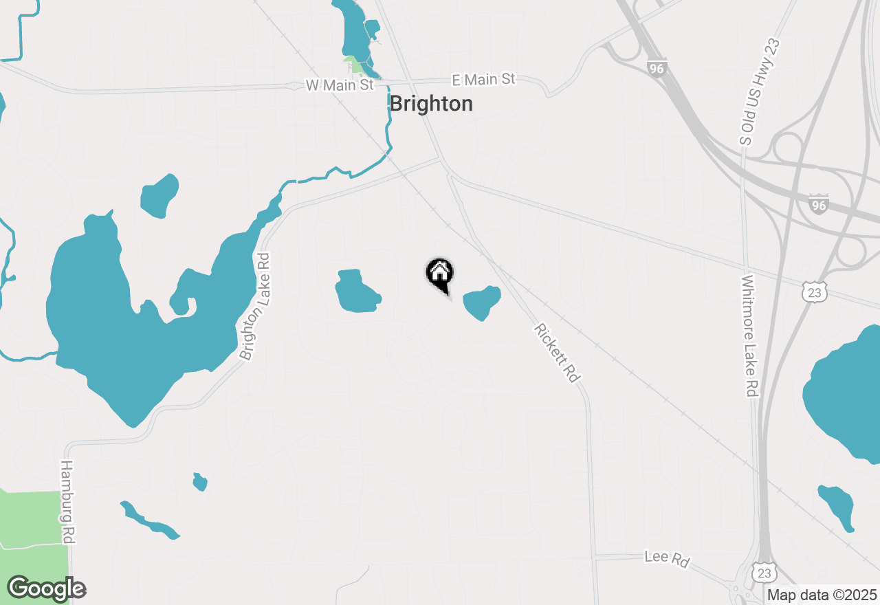 Map of 302 Texknoll Drive, Brighton, MI 48116