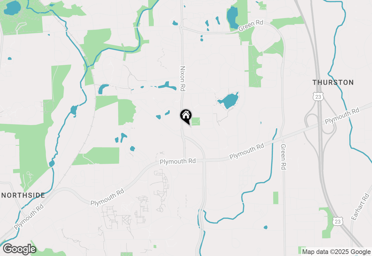 Map of 2300 Nixon, Ann Arbor, MI 48105