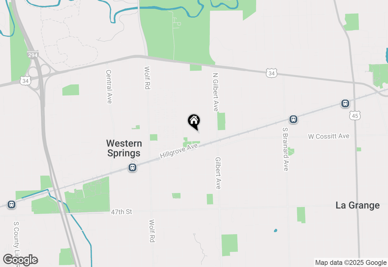 Map of 4235 Clausen Avenue, Western Springs, IL 60558