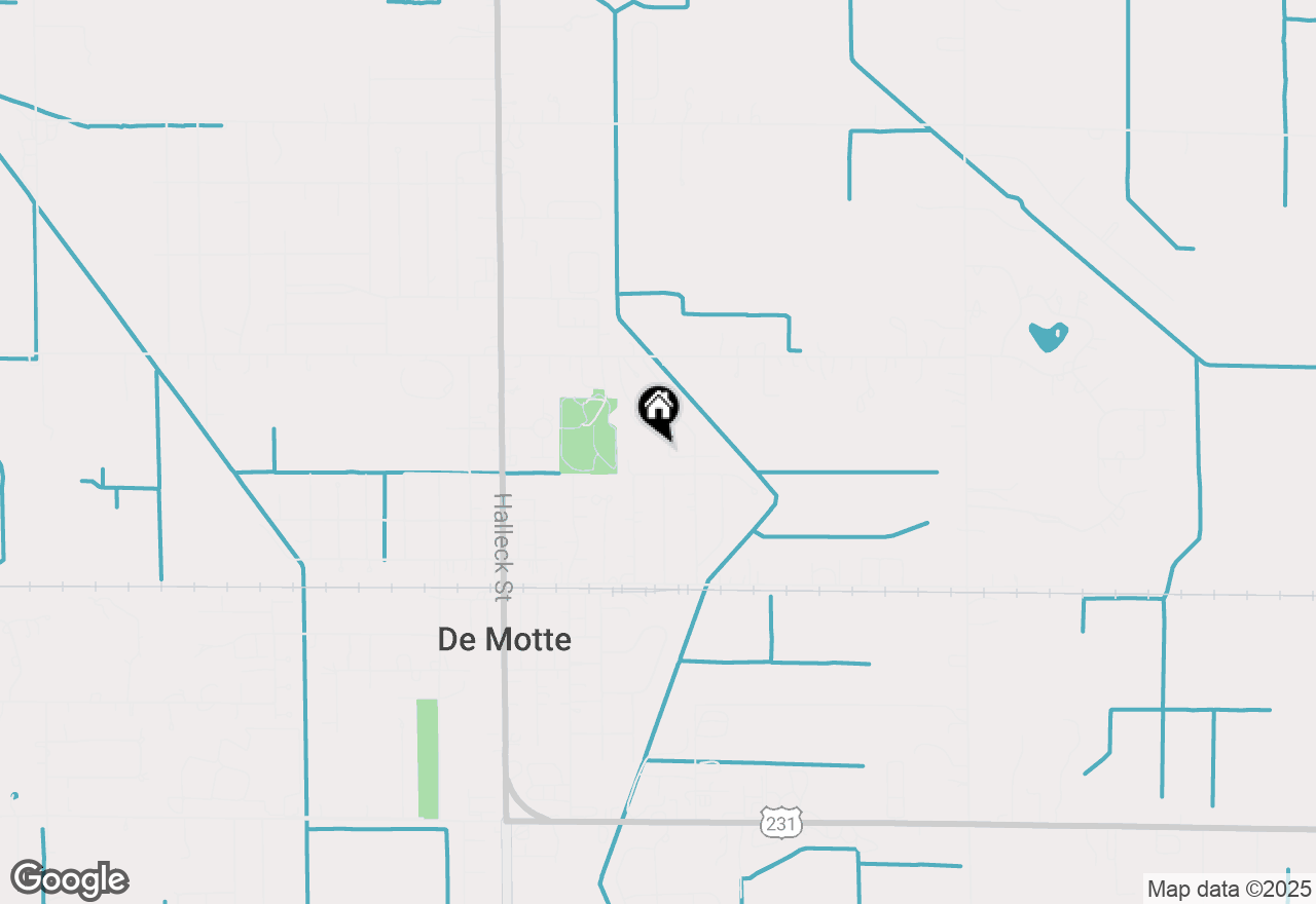 Map of 344 Elderberry Street Se, Demotte, IN 46310