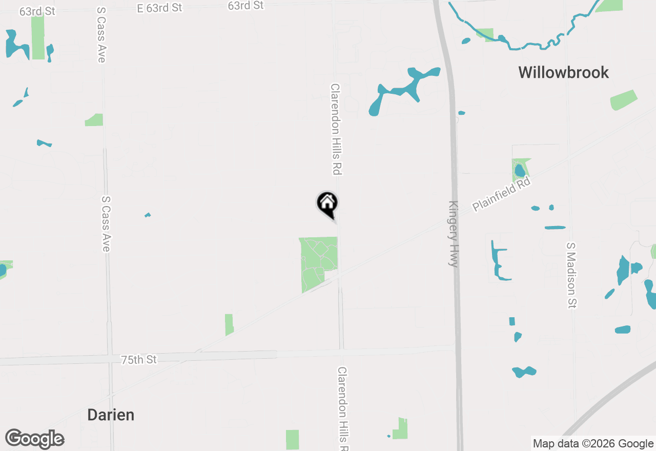 Map of 409 Maple Lane, Darien, IL 60561