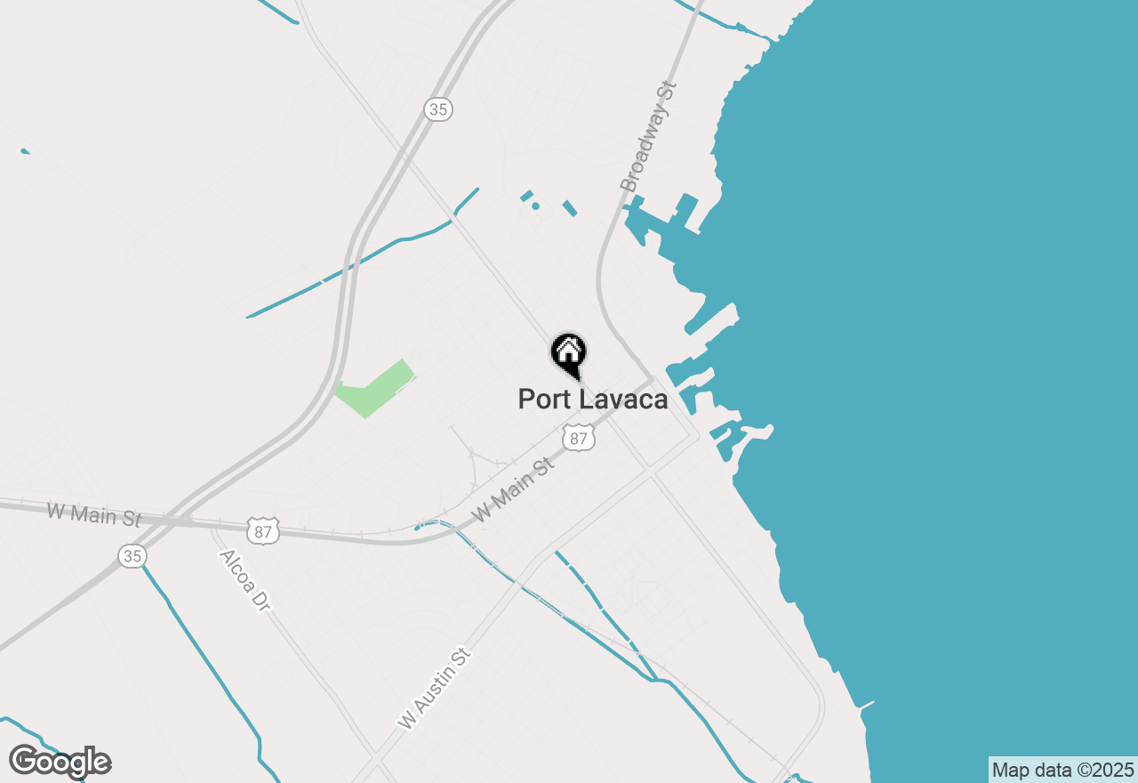 Map of 118 W Mahan Street, Port Lavaca, TX 77979