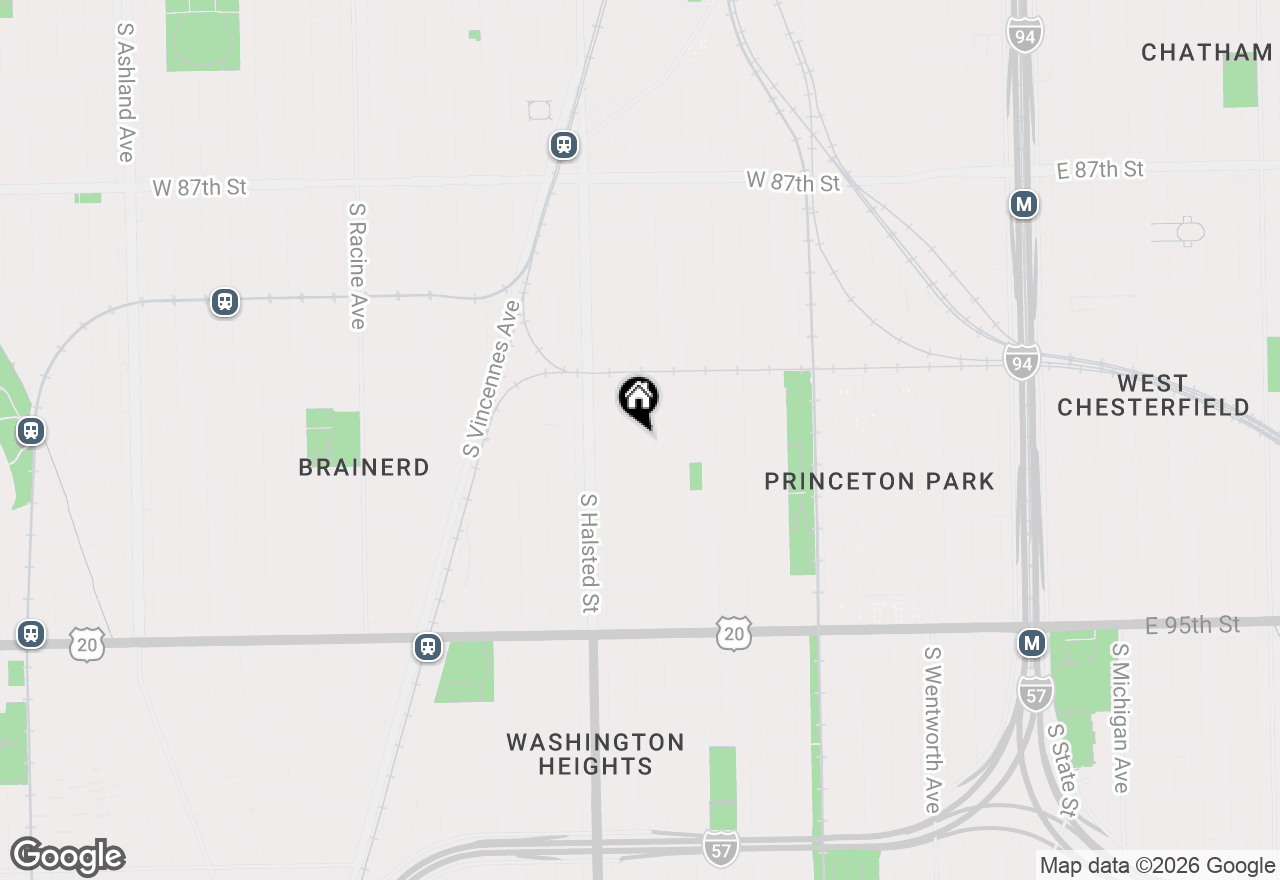 Map of 9136 S Union Avenue, Chicago, IL 60620