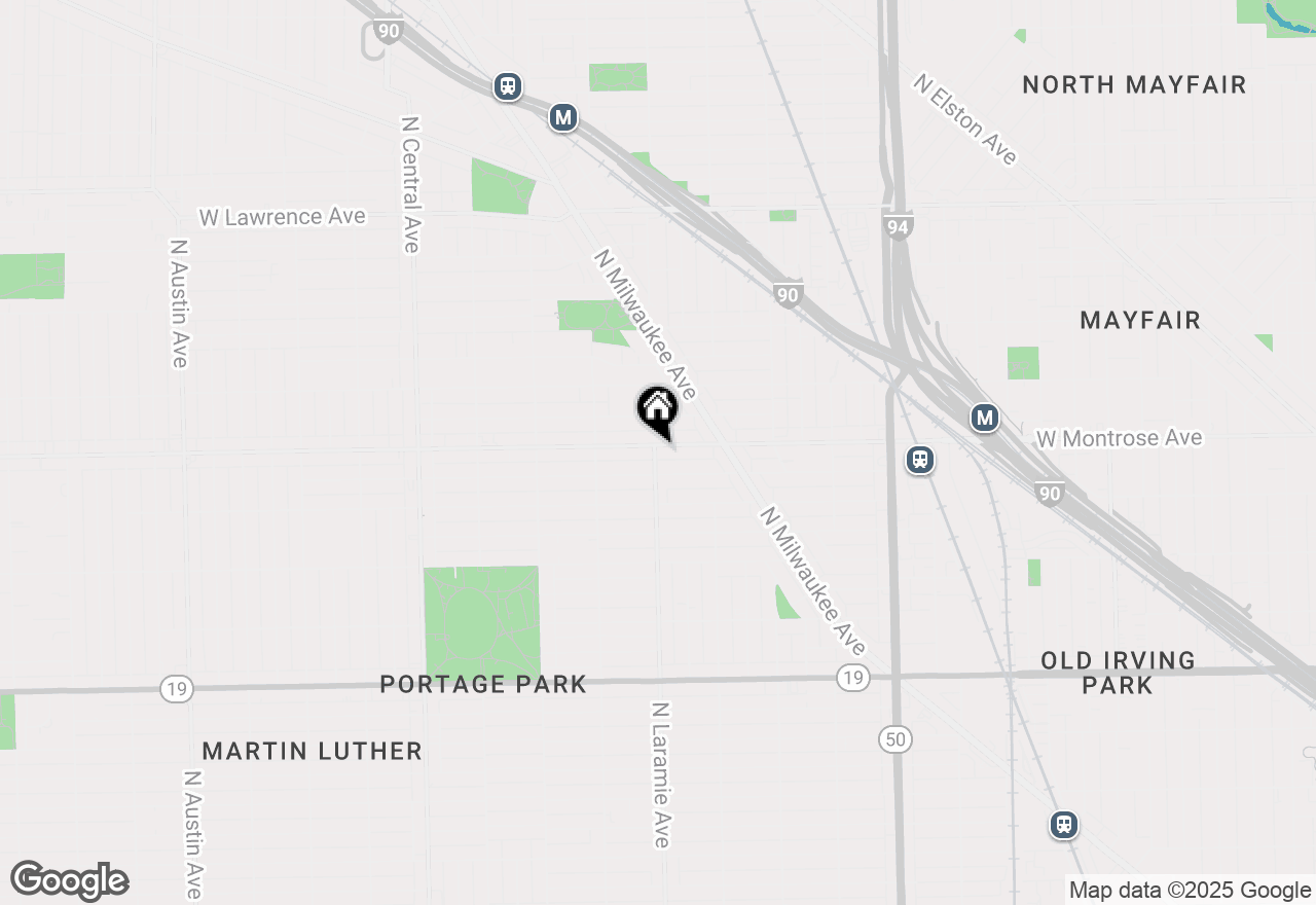 Map of 5171 W Montrose Avenue, Chicago, IL 60641