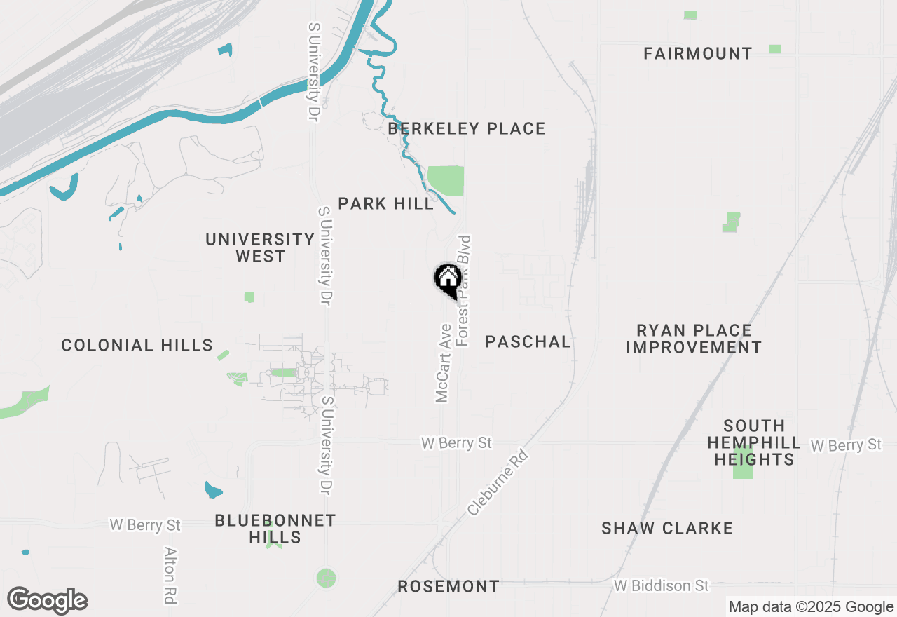 Map of 2641 Mccart Avenue, Fort Worth, TX 76110