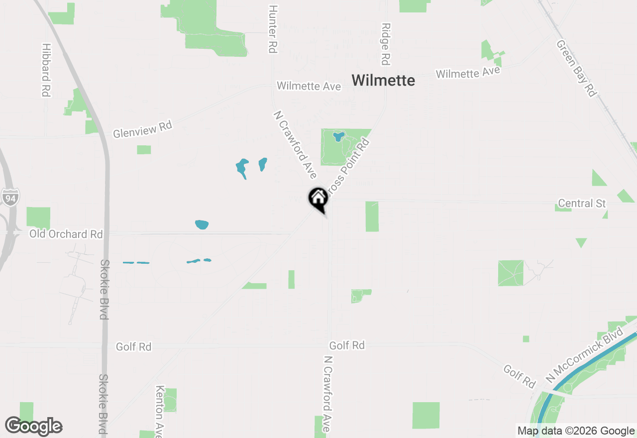 Map of 2555 Gross Point Road #205, Evanston, IL 60201