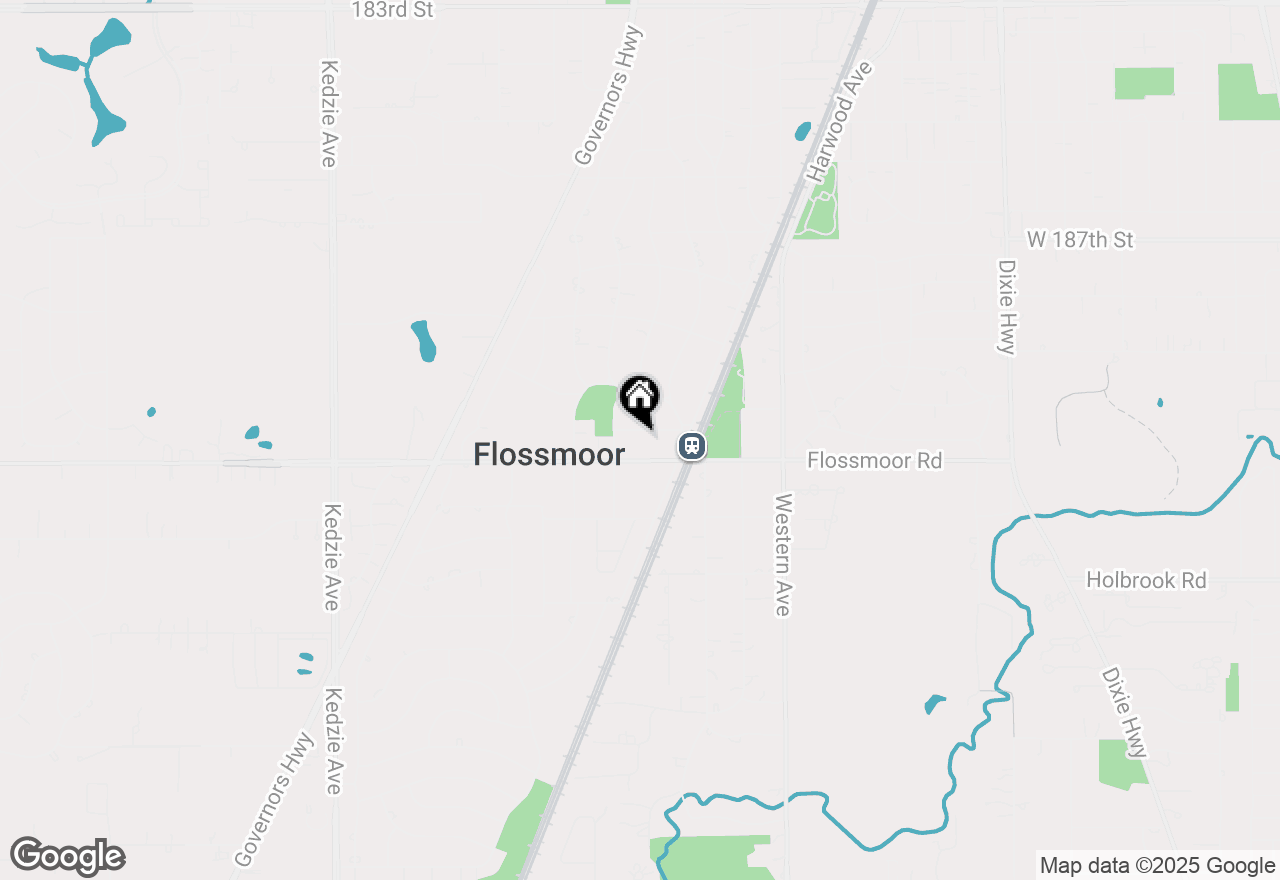 Map of 2610 Central Drive #2S, Flossmoor, IL 60422