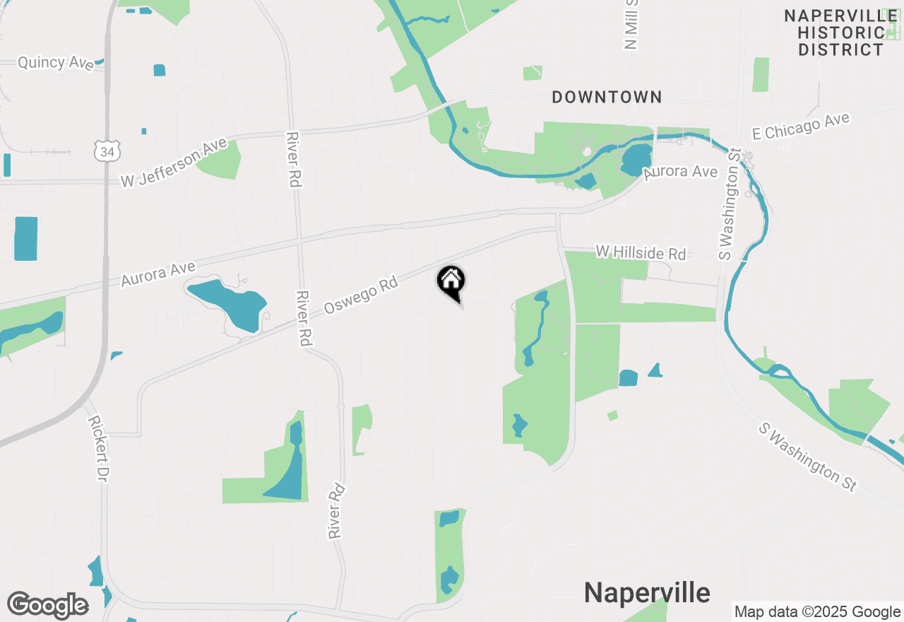 Map of 7s361 Arbor Drive, Naperville, IL 60540