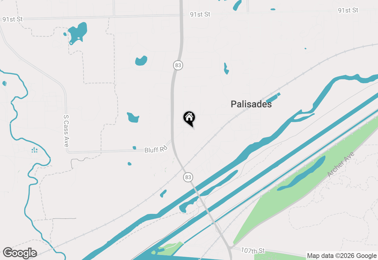 Map of 1161 Secret Forest Drive, Burr Ridge, IL 60527