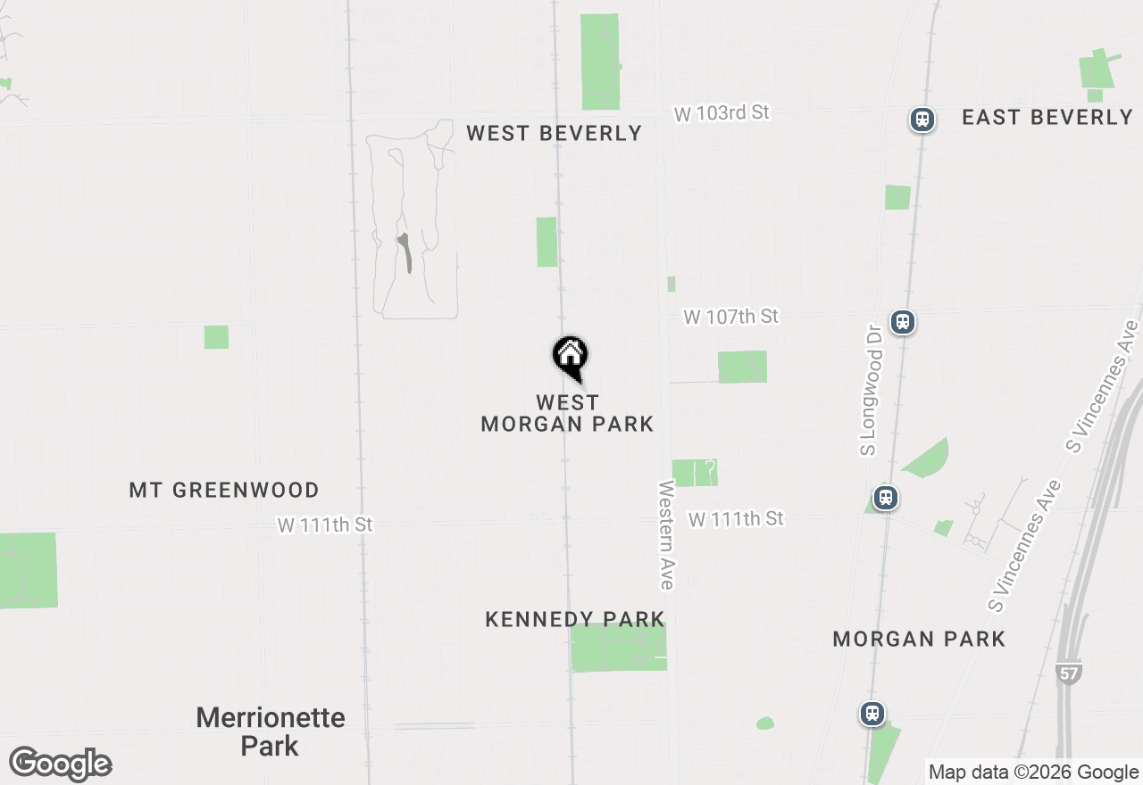 Map of 10829 S Rockwell Street, Chicago, IL 60655