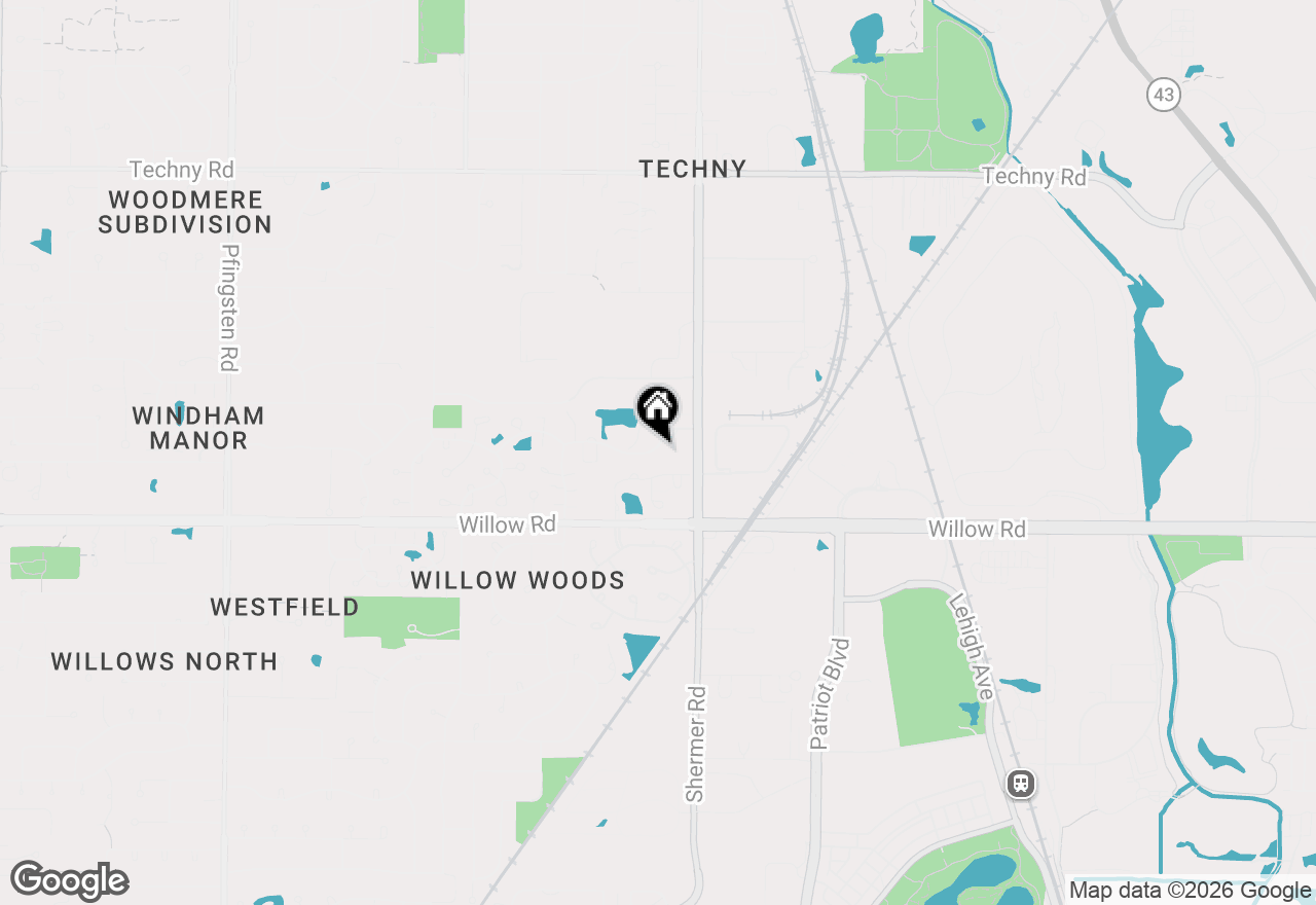 Map of 2005 Valencia Drive #306D, Northbrook, IL 60062