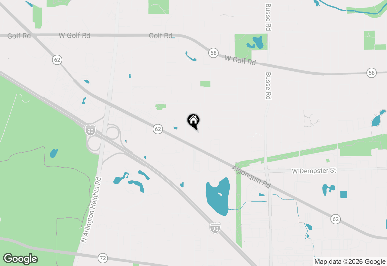 Map of 2426 S Shag Bark Trail, Arlington Heights, IL 60005