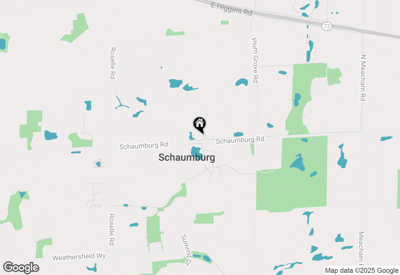 Map of 34 Bright Ridge Drive, Schaumburg, IL 60194