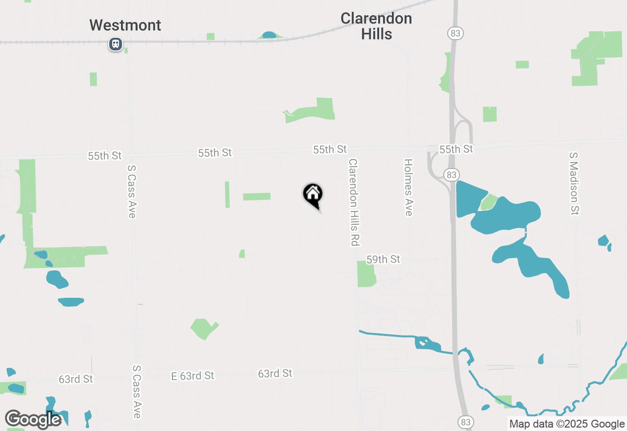 Map of 5735 Virginia Avenue, Clarendon Hills, IL 60514