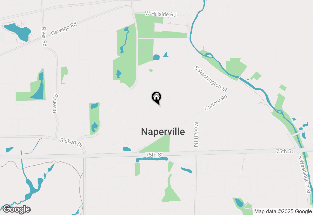 Map of 316 Hemlock Lane, Naperville, IL 60540